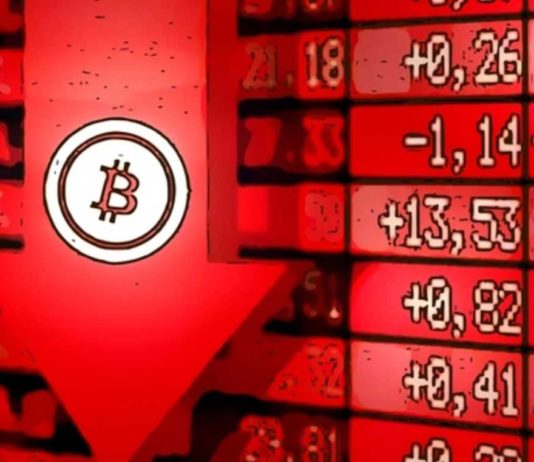 Mercado de bolsas y Bitcoin se desploman con Bitcoin cayendo a menos de USD 8,000